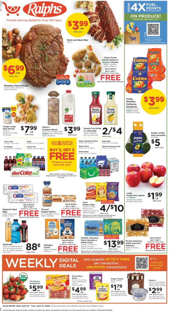 Ralphs Weekly Ad (04/15 – 04/21 2026) – Flyer