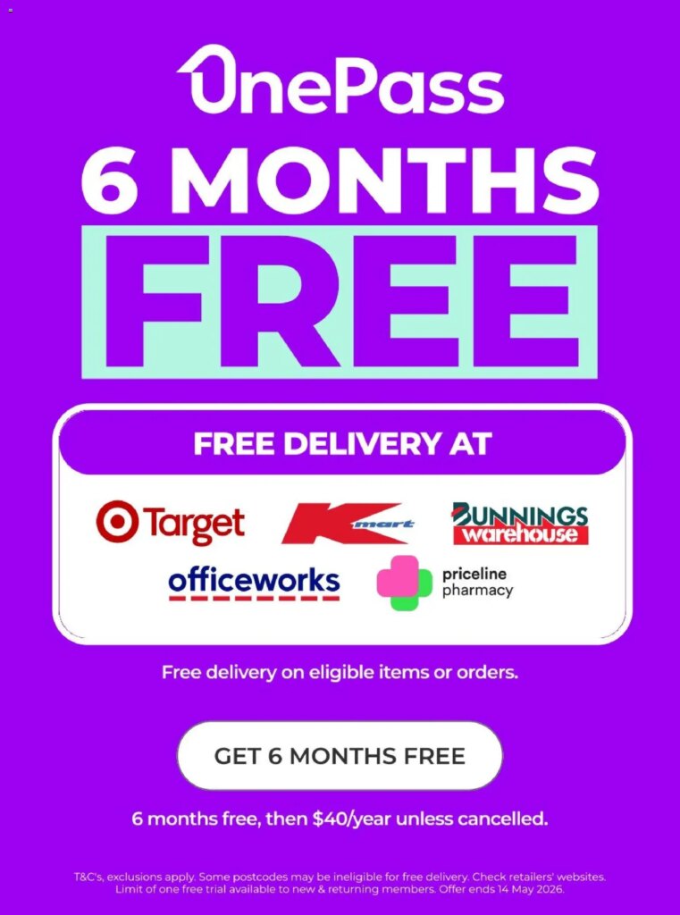 ﻿Target catalogue valid from 14/04/2026 > Online Australia