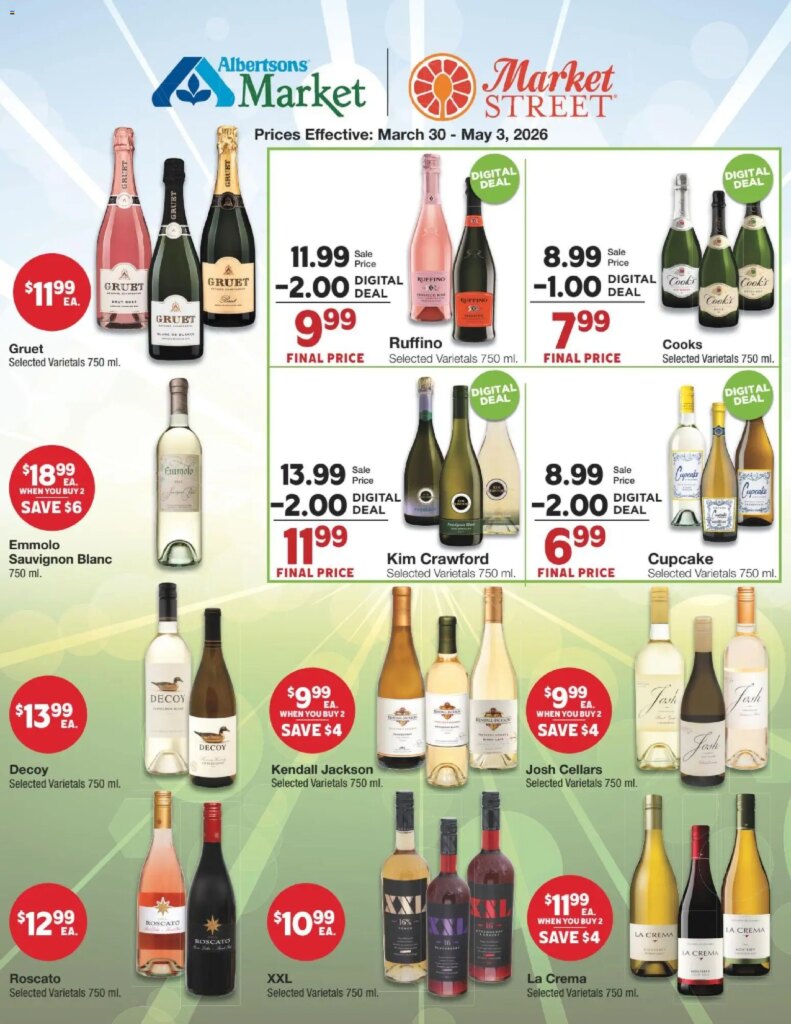 United Supermarkets Alcohol Ad (03/30 – 05/03 2026) – Flyer