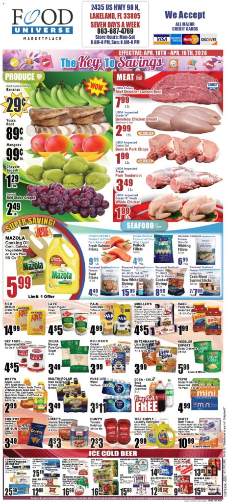 Food Universe Weekly Ad (04/10 - 04/16 2026) - Flyer 2 Food Universe Weekly Ad (04/10 – 04/16 2026) – Flyer