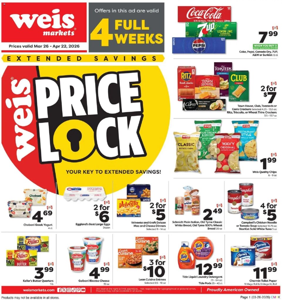 Weis Monthly Ad (03/26 - 04/22 2026) - Flyer 3 Weis Monthly Ad (03/26 – 04/22 2026) – Flyer