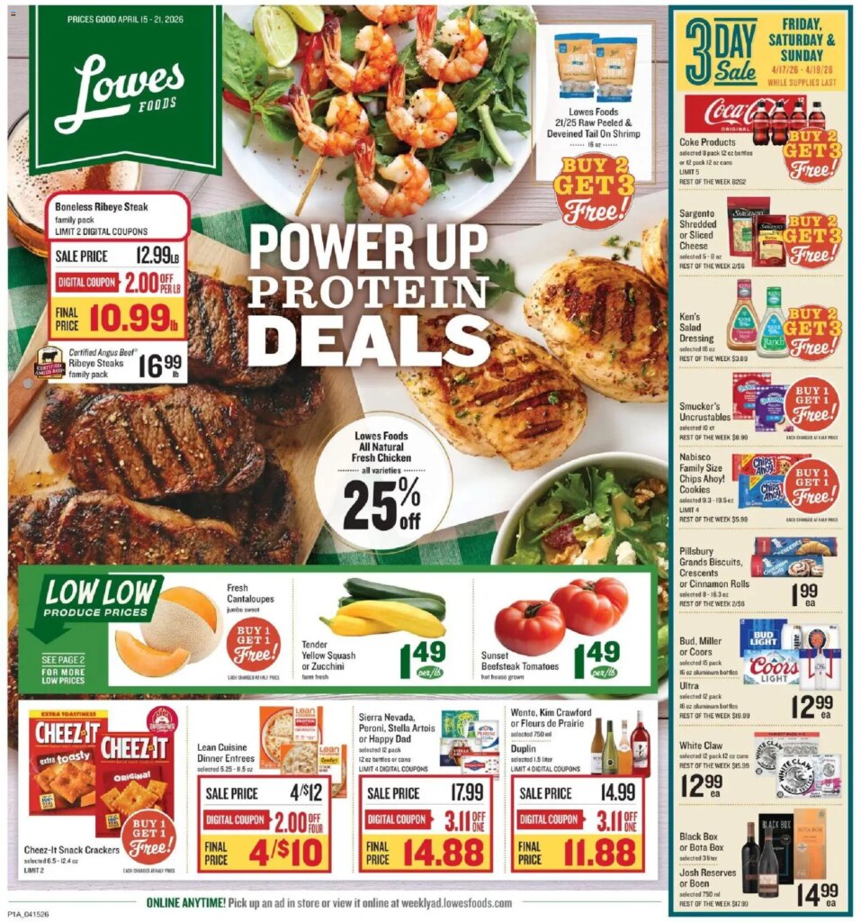 Lowes Foods Weekly Ad (04/15 – 04/21 2026) – Flyer