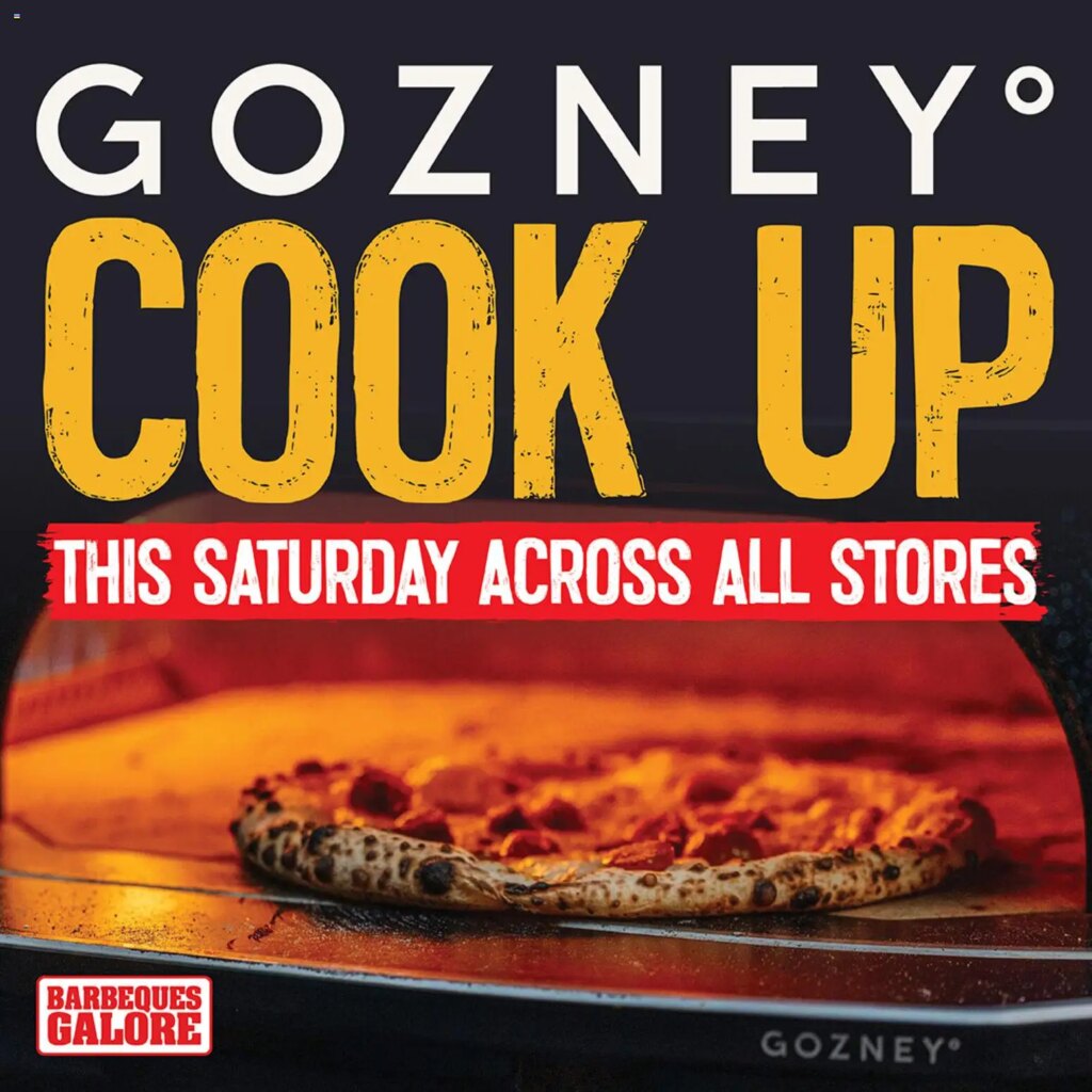 Barbeques Galore Gozney Cook Up  – 18/04/2026 > weekly / monthly specials