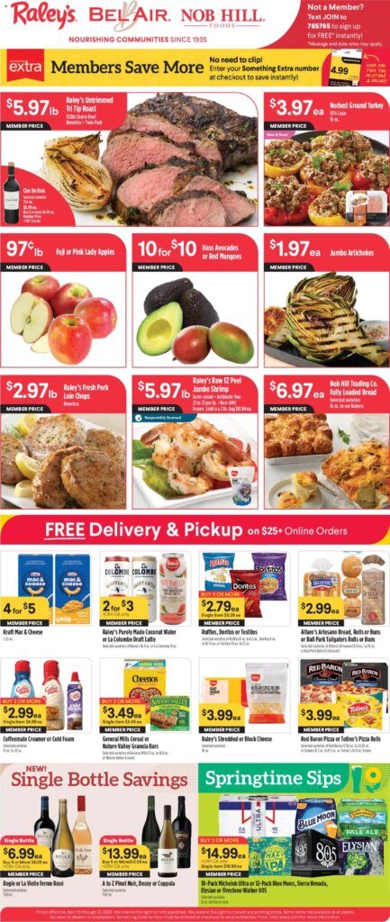 Raley’s Weekly Ad (04/15 – 04/21 2026) – Flyer