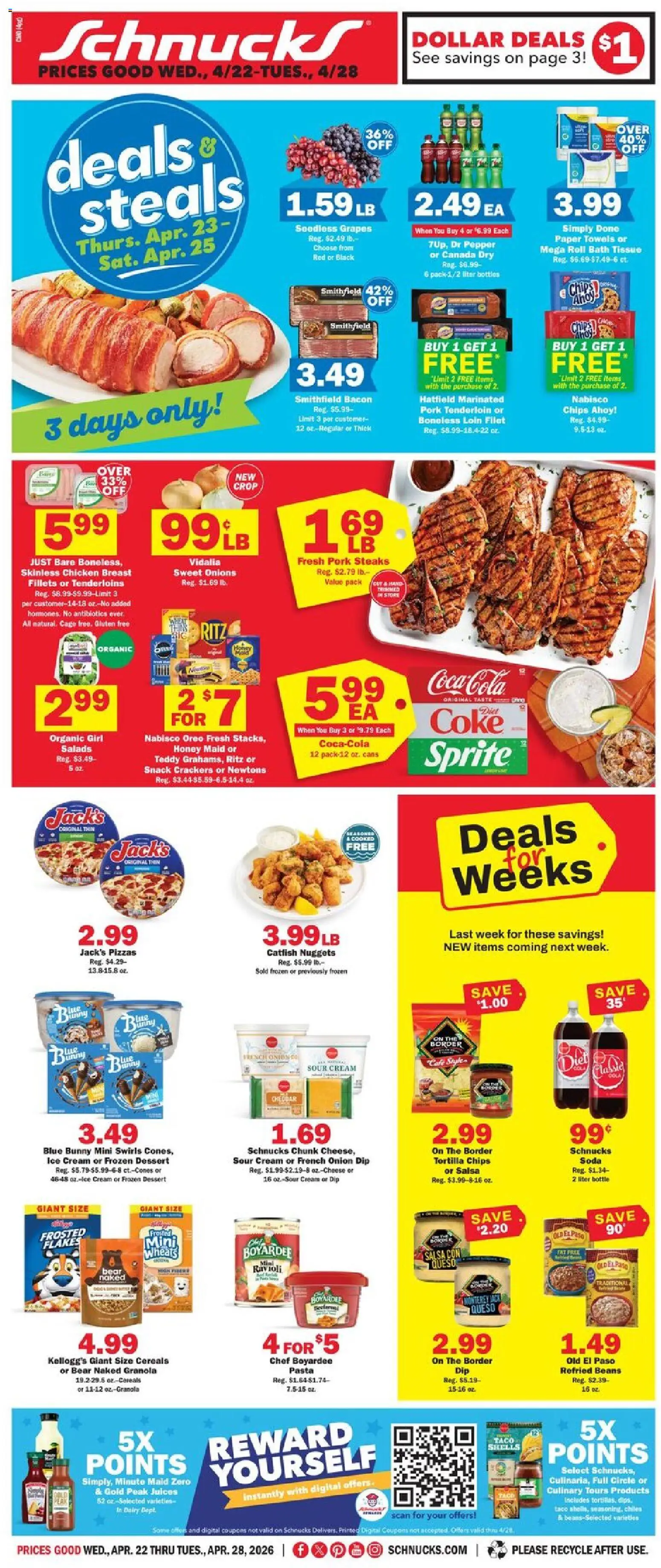 Schnucks Weekly Ad (04/22 - 04/28 2026) - Flyer 1