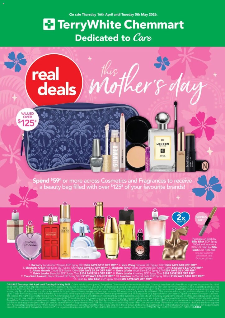 Terry White catalogue  – 16/04/2026 > weekly / monthly specials