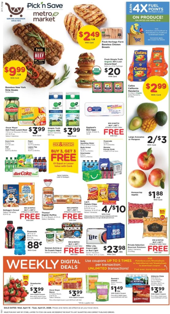 Pick ‘n Save Weekly Ad (04/15 – 04/21 2026) – Flyer