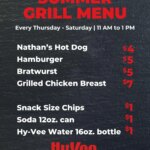 HyVee Summer Grill Out Menu (04/16 – 05/09 2026) – Flyer