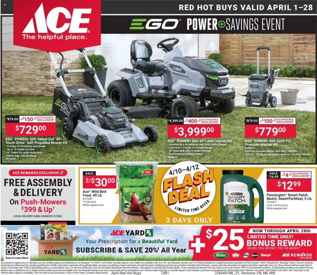 ACE Hardware Weekly Ad (04/01 – 04/28 2026) – Flyer