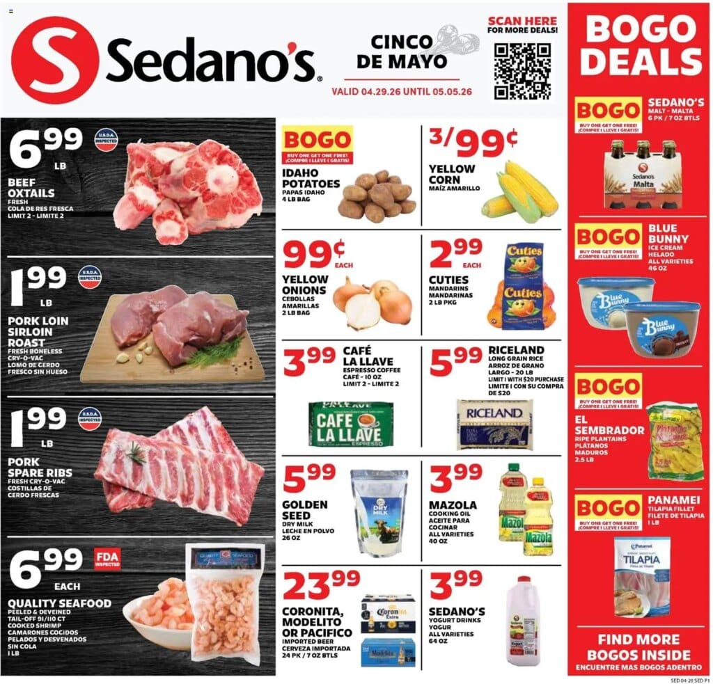 Sedano’s Ad This Week: Catch the Best Deals April 29 to May 5 2026!
