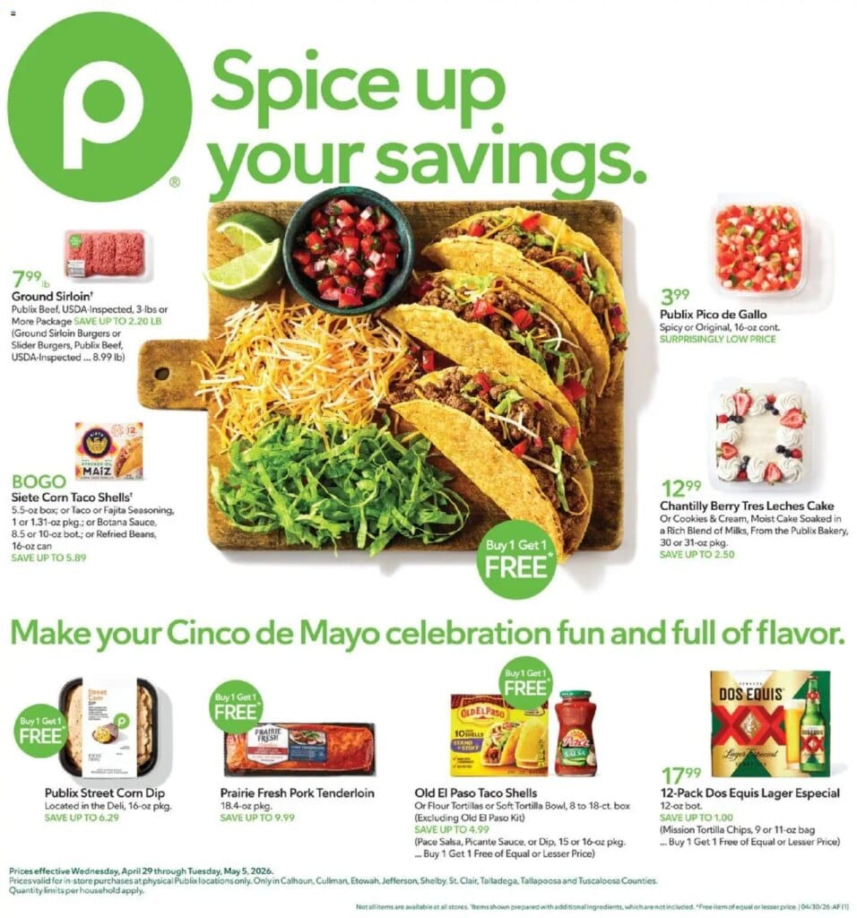 Publix Weekly Ad This Week April 29 to May 5 2026 – Great Savings Await