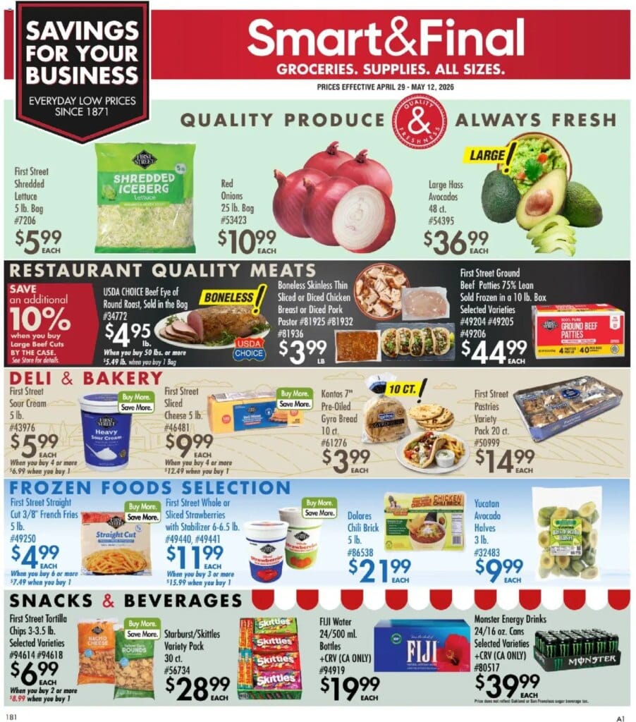Smart & Final Business & Club April 29 to May 5 2026 Ad This Week
