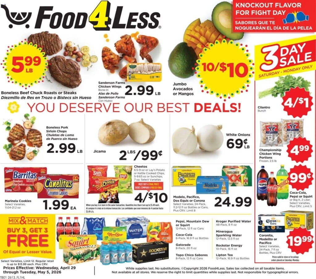 Food 4 Less Ad This Week: Amazing Offers April 29 to May 5 2026