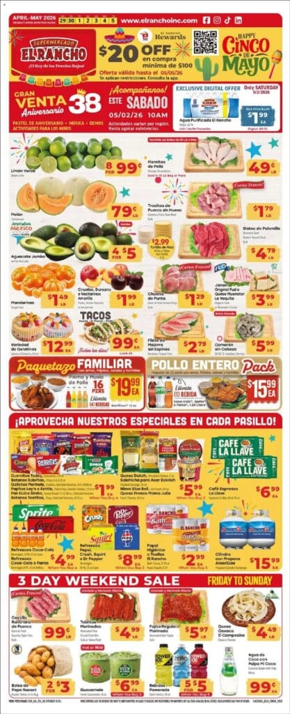 El Rancho Weekly Ad This Week April 29 to May 5 2026 – Amazing Specials!