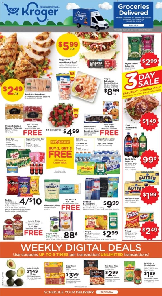Kroger Ad This Week: April 29 to May 5 2026 Savings You Can’t Miss