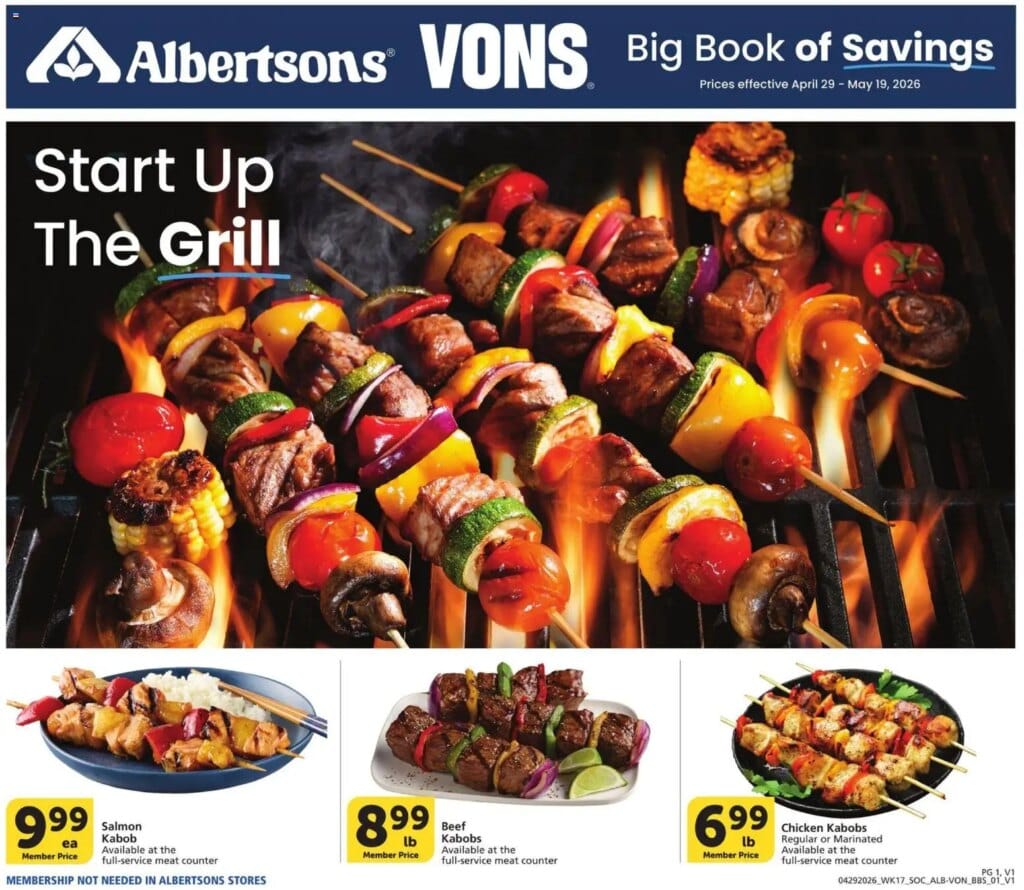 Vons Big Book of Savings This Week April 29 to May 5 2026 – Hot Deals Inside