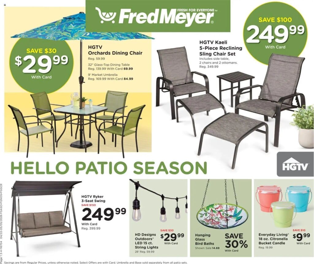 Fred Meyer Home & Apparel Savings This Week April 29 to May 5 2026