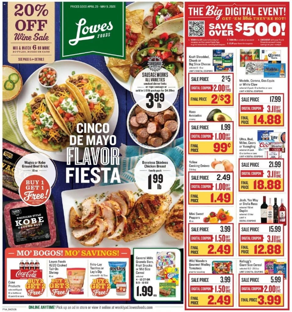 Lowes Foods Deals This Week April 29 to May 5 2026 – Weekly Flyer