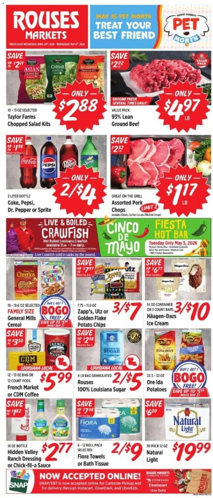 Rouses Weekly Ad This Week April 29 to May 5 2026 - Amazing Offers Inside 1 Rouses Weekly Ad This Week April 29 to May 5 2026 – Amazing Offers Inside