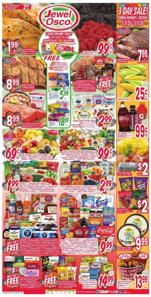 Jewel Osco Weekly Ad This Week April 29 to May 5 2026 – Hot Deals Await!