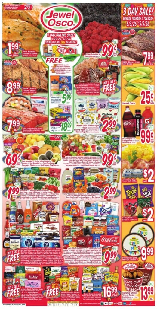 Jewel Osco Ad This Week April 29 to May 5 2026 – Unbeatable Offers Await!
