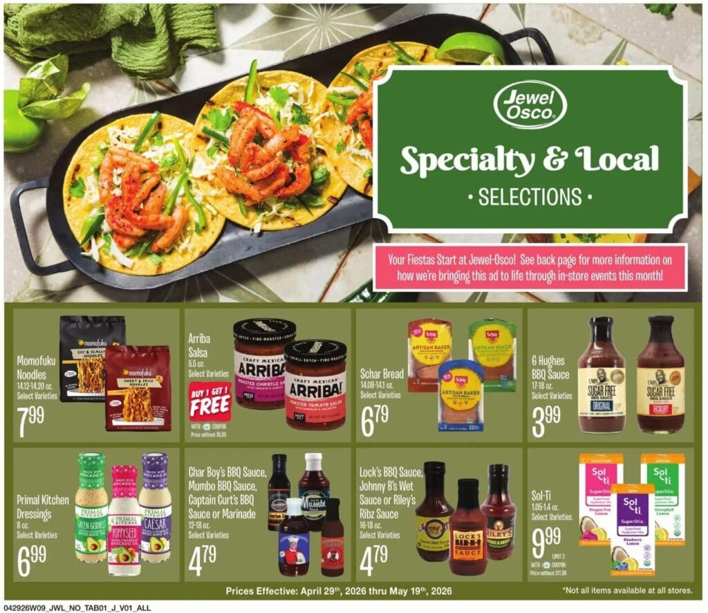 Jewel Osco Specialty & Local Ad This Week April 29 to May 5 2026
