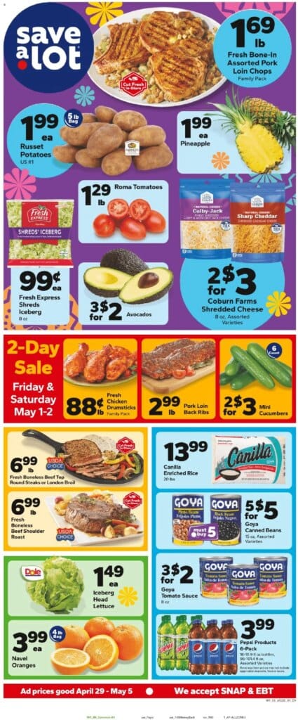 Save a Lot Ad This Week April 29 to May 5 2026 – Unmissable Deals!