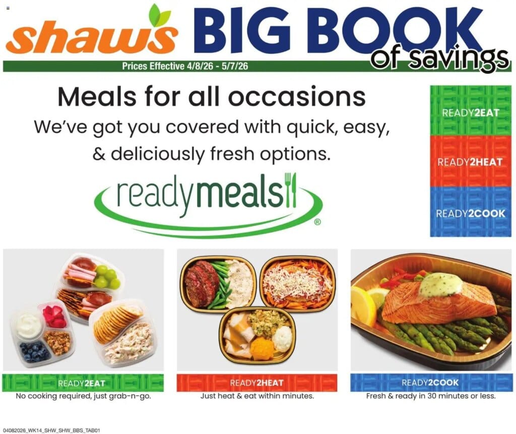 Shaw’s Big Book of Savings This Week April 29 to May 5 2026