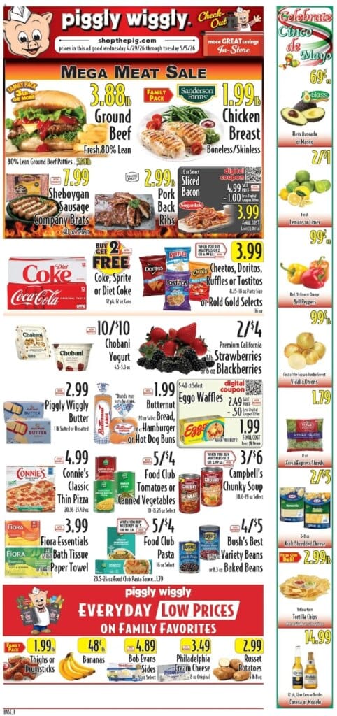 Piggly Wiggly Ad This Week April 29 to May 5 2026 – Grab the Best Deals!