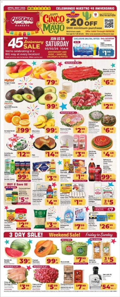 Cardenas Weekly Ad This Week April 29 to May 5 2026 – Exciting Offers!