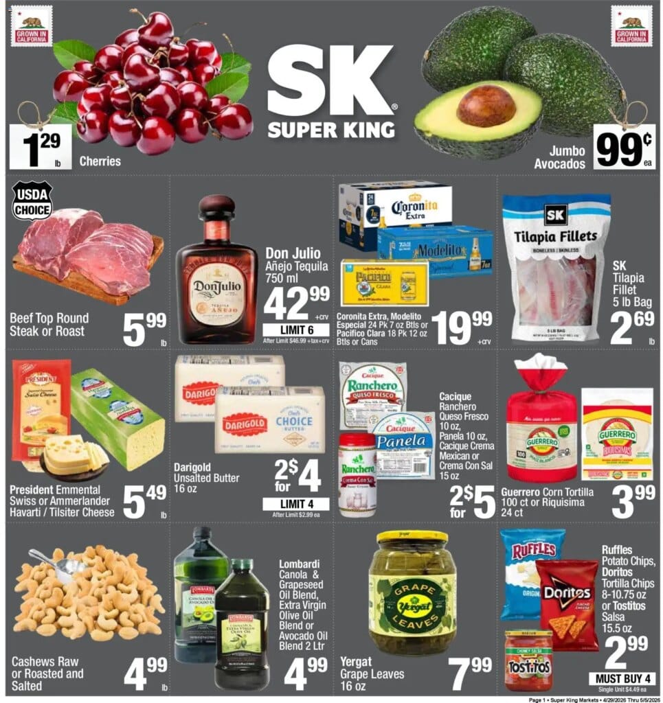 Super King Weekly Ad This Week April 29 to May 5 2026 – Incredible Deals!