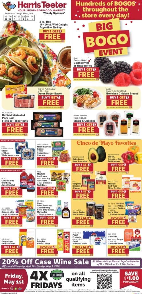 Harris Teeter Ad This Week April 29 to May 5 2026 – Hot Deals Inside