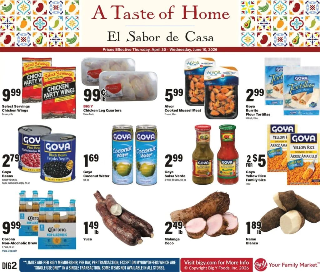 Big Y A Taste of Home Ad This Week April 29 to May 5 2026 – Exclusive Offers