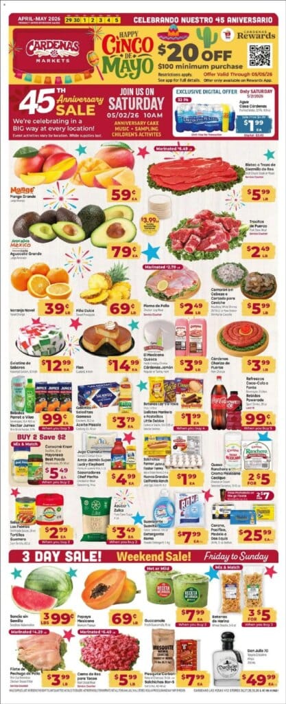 Cardenas Weekly Ad This Week April 29 to May 5 2026 – Special Offers Await!