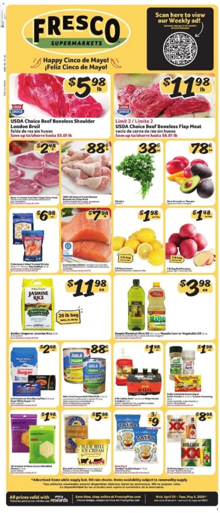 Fresco y Más Ad This Week April 29 to May 5 2026 – Exciting Deals Await!