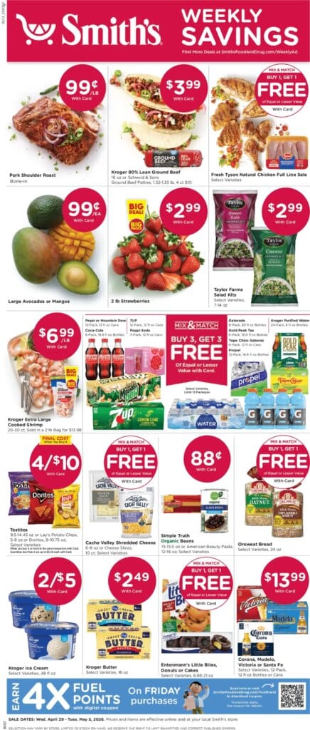Smith’s Ad This Week: Unbeatable Deals from April 29 to May 5 2026