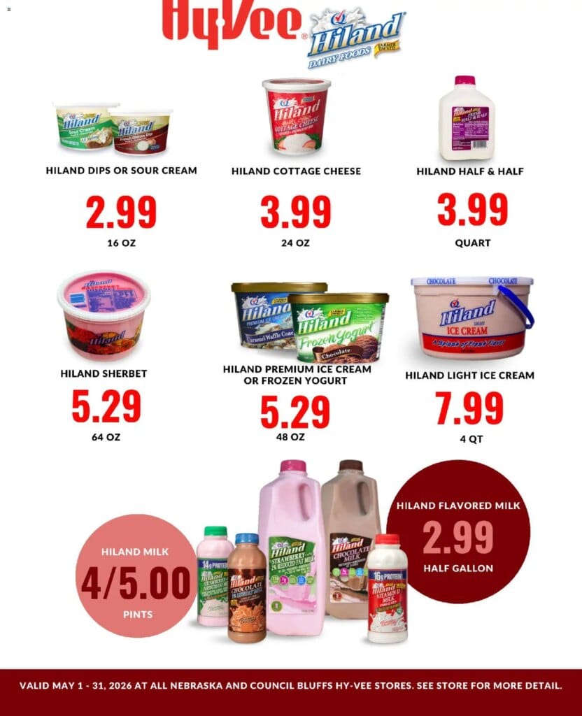HyVee Hiland Specials April 29 to May 5 2026 – Ad This Week