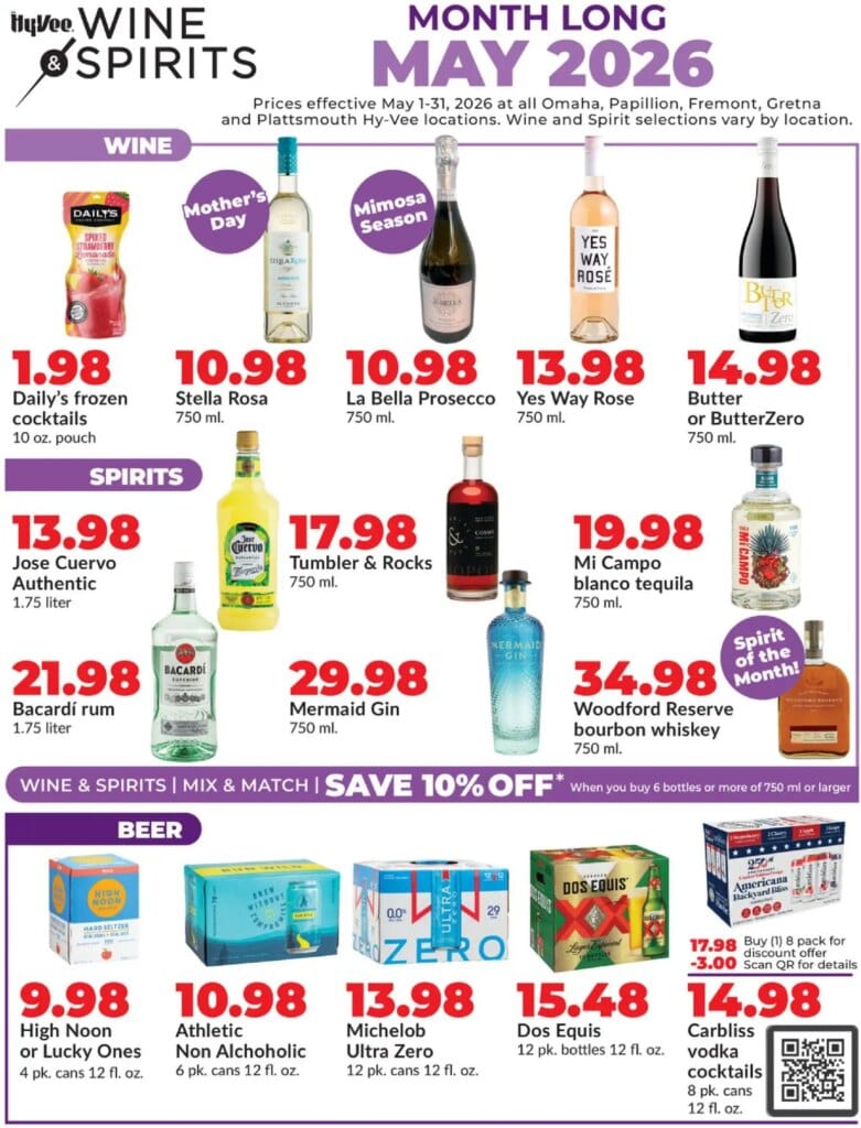 HyVee Wine & Spirits Special Offers April 29 to May 5 2026 This Week