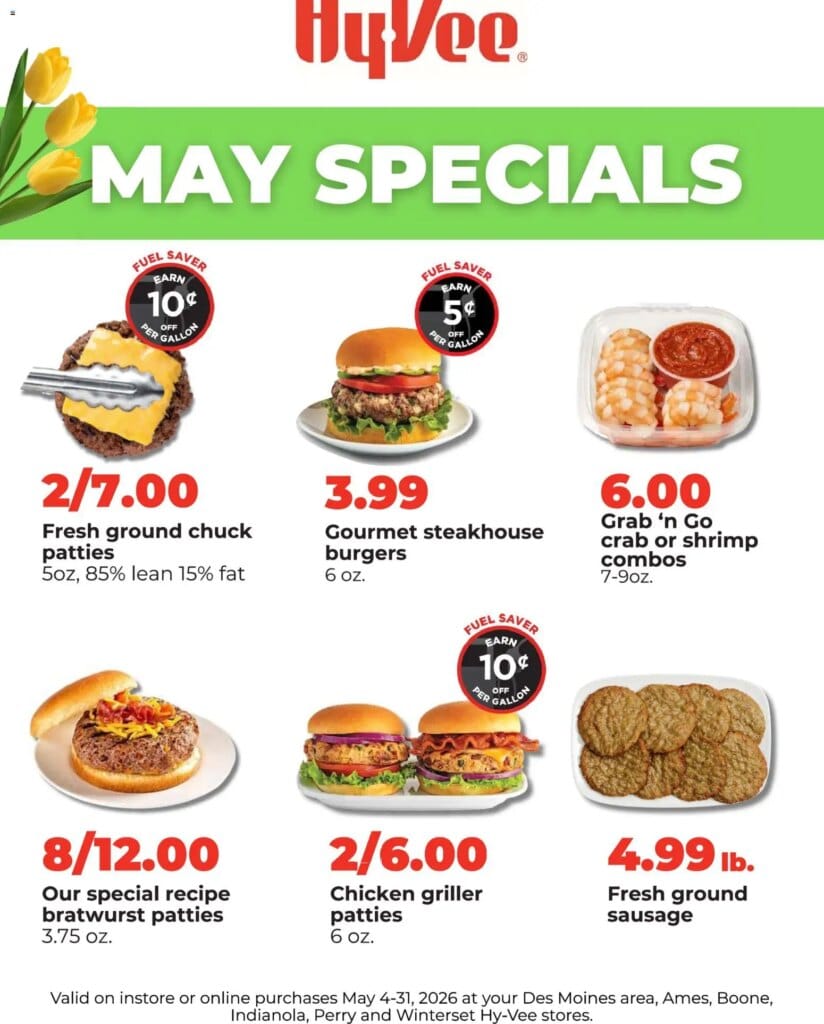 HyVee April 29 to May 5 2026 Specials This Week – Unbeatable Offers