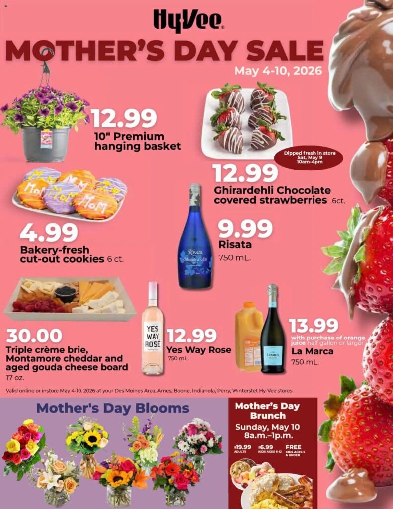 HyVee Mother’s Day Specials This Week April 29 to May 5 2026