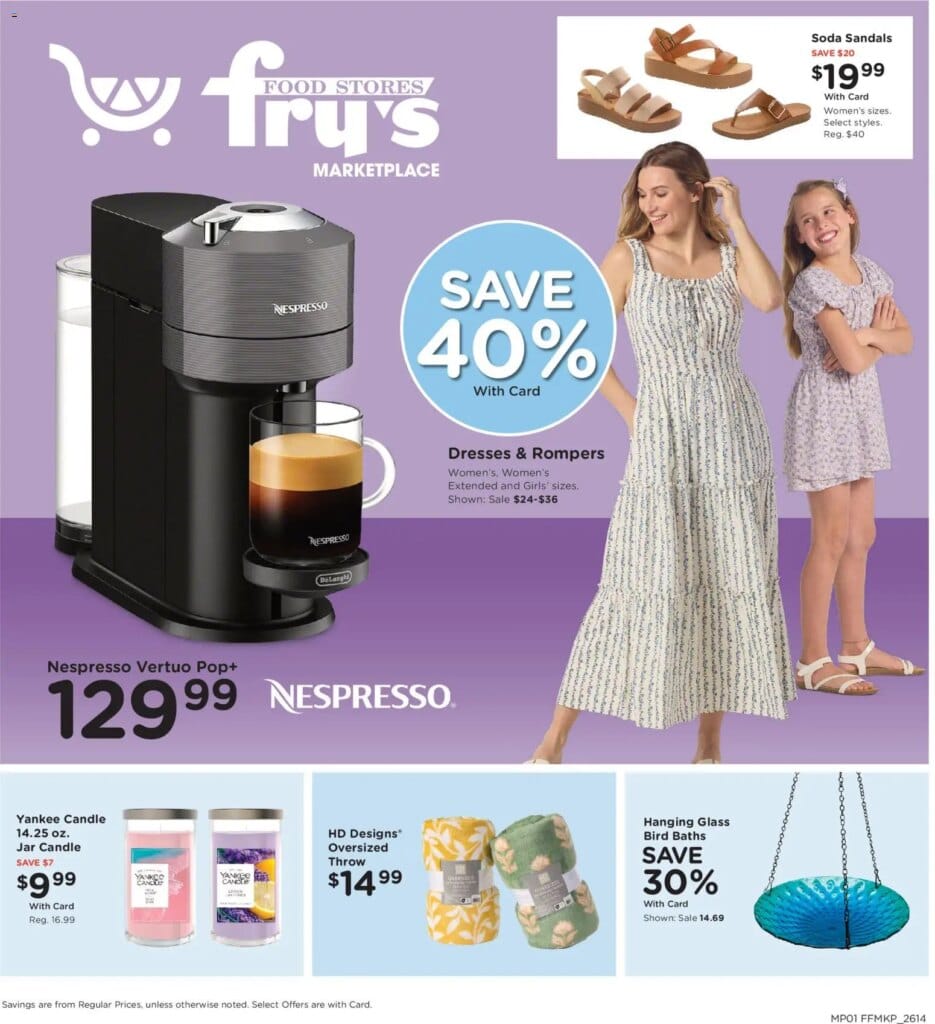 Fry’s Food Home & Apparel April 29 to May 5 2026 Ad This Week