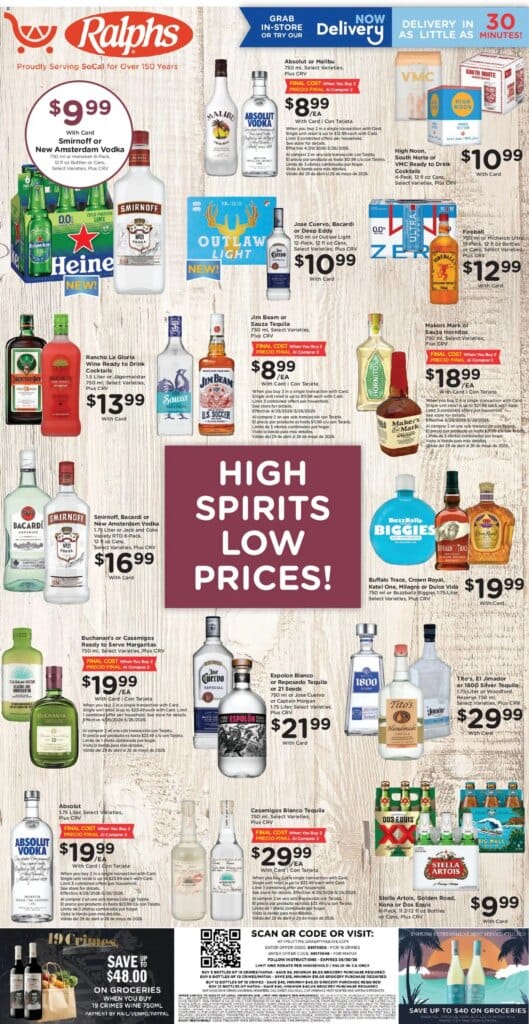 Ralphs Adult Beverage Offers This Week April 29 to May 5 2026