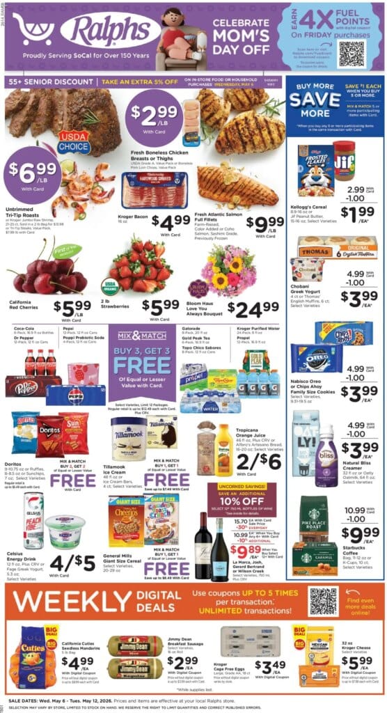 Ralphs Ad This Week April 29 to May 5 2026 – Amazing Deals & Specials
