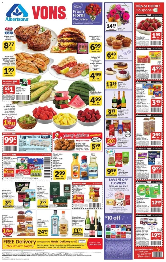 Vons Weekly Ad This Week April 29 to May 5 2026 – Amazing Savings Await!