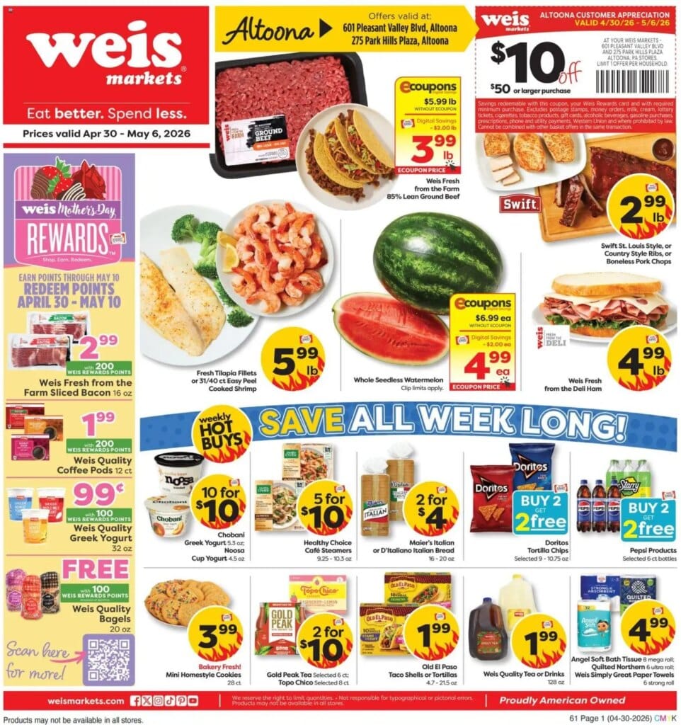 Weis Ad This Week April 29 to May 5 2026 – Incredible Savings Await!