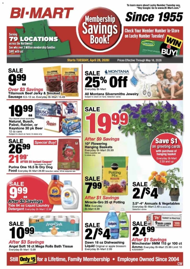 Bi-Mart Membership Savings This Week April 29 to May 5 2026
