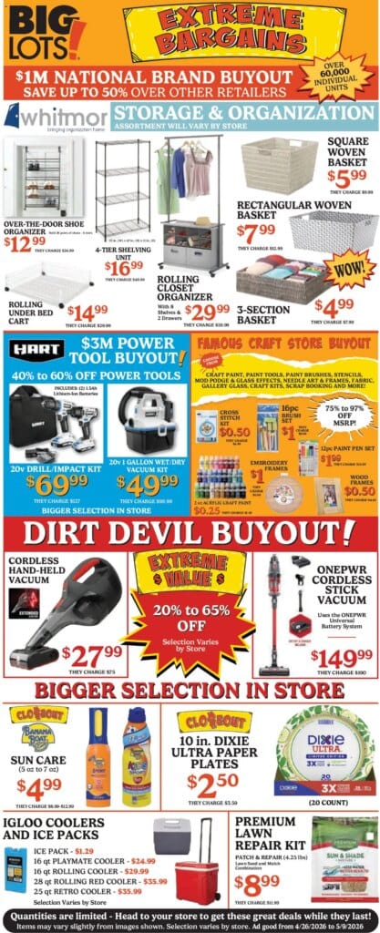 Big Lots Ad This Week April 29 to May 5 2026 – Must-See Savings!