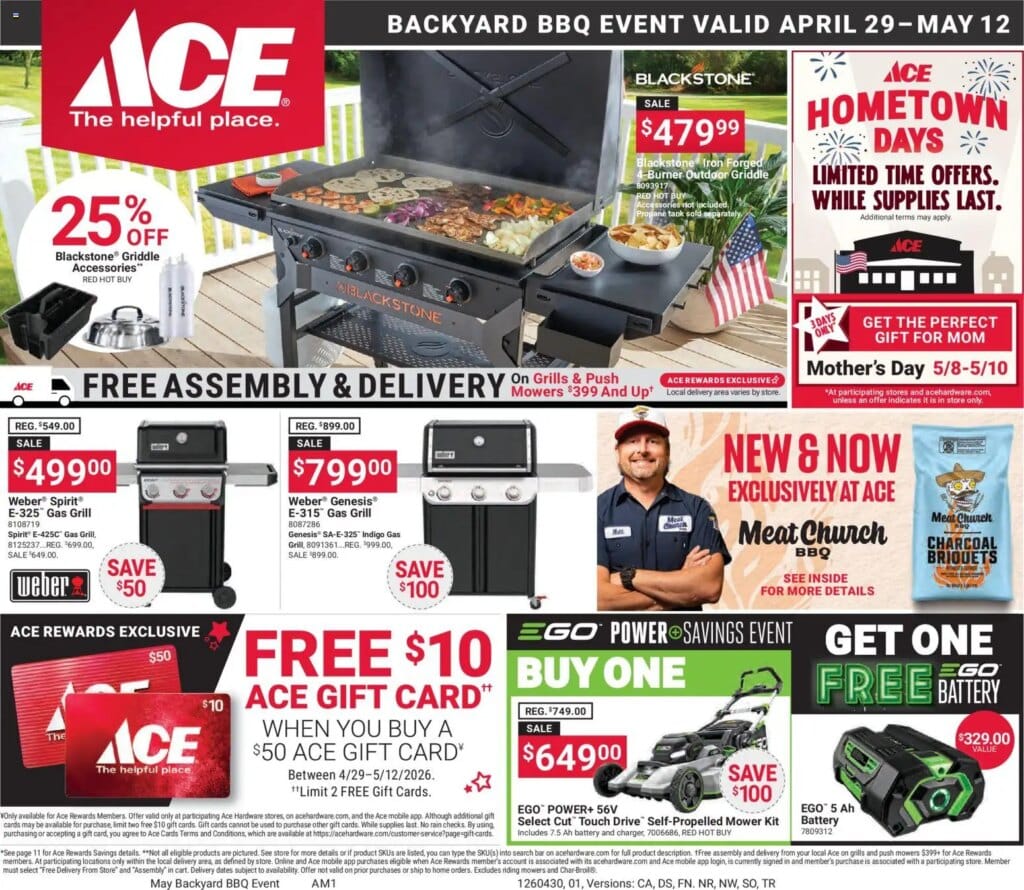 ACE Hardware Ad This Week April 29 to May 5 2026 – Exciting Deals Inside!