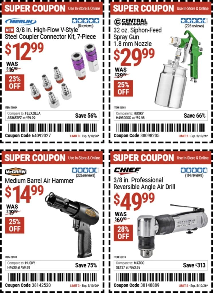 Harbor Freight Offers This Week 04/27 – 05/10 2026 – Amazing Deals Inside!