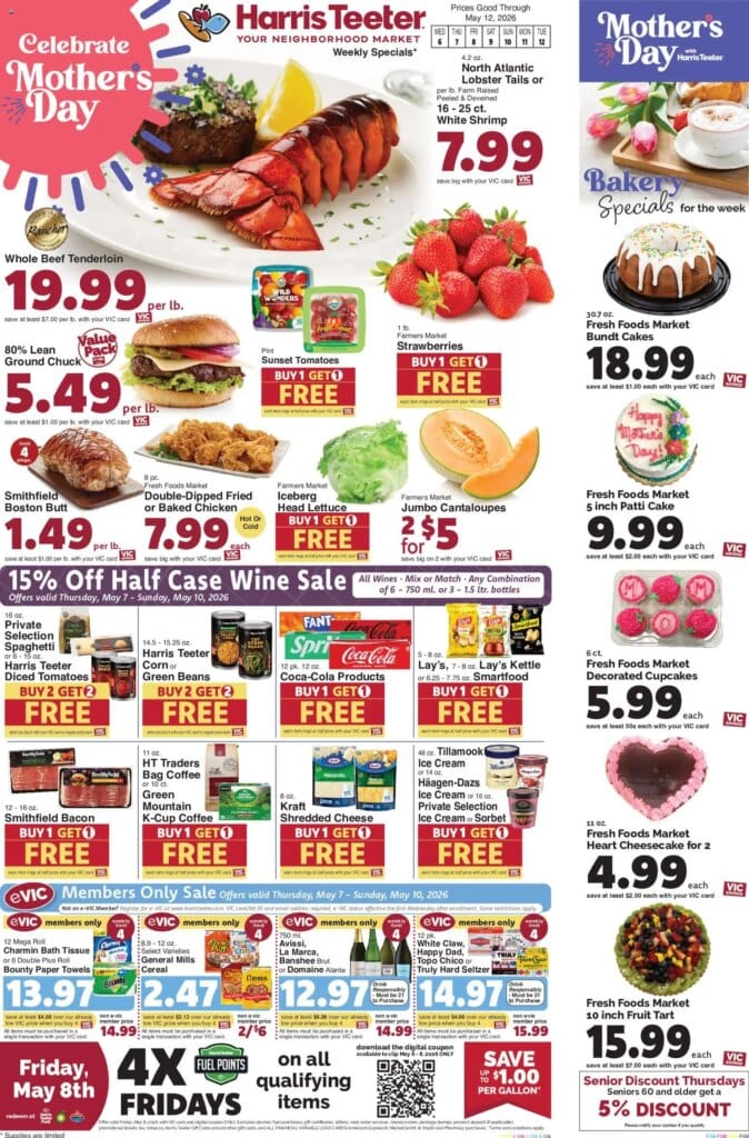 Harris Teeter Weekly Ad This Week: Best Deals May 6 to May 12 2026